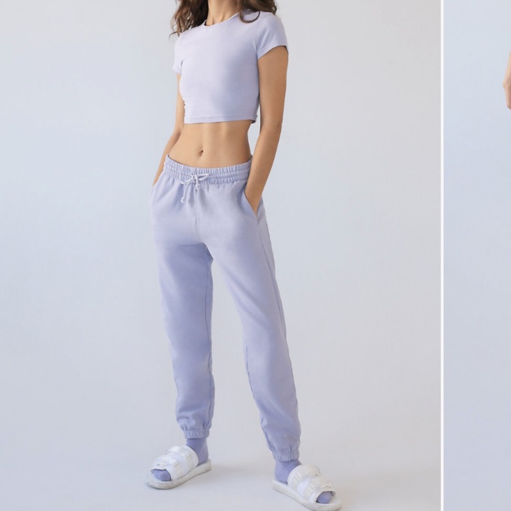 Aritzia Tna Cozy Fleece Boyfriend Sweatpants